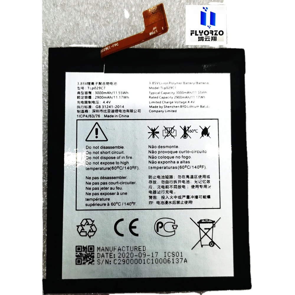 Nuova Batteria Tlp029C7 Per Telefono Cellulare Alcatel One Touch Idol 3C Alcatel 3V