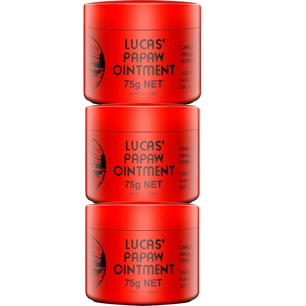 Au Lucas Papaw Unguento Rash Cream Balsamo Per Le Labbra Cura Della Pelle Delle Ferite Papaya Riparazione Della Pelle Crema Papaw Olio Lucas 75G