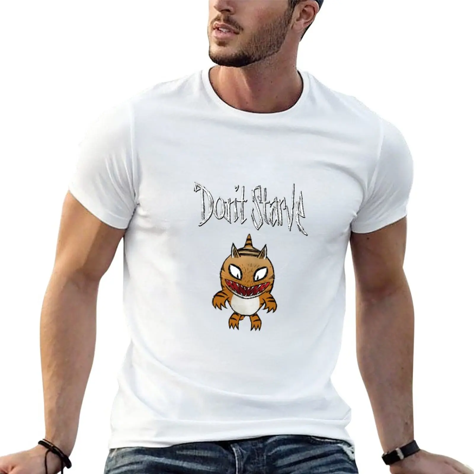 Nuovo Non Morire Di Fame Tiger Shark Fan Art T-Shirt Sweat Shirt Cute Clothes Maglietta Da Uomo
