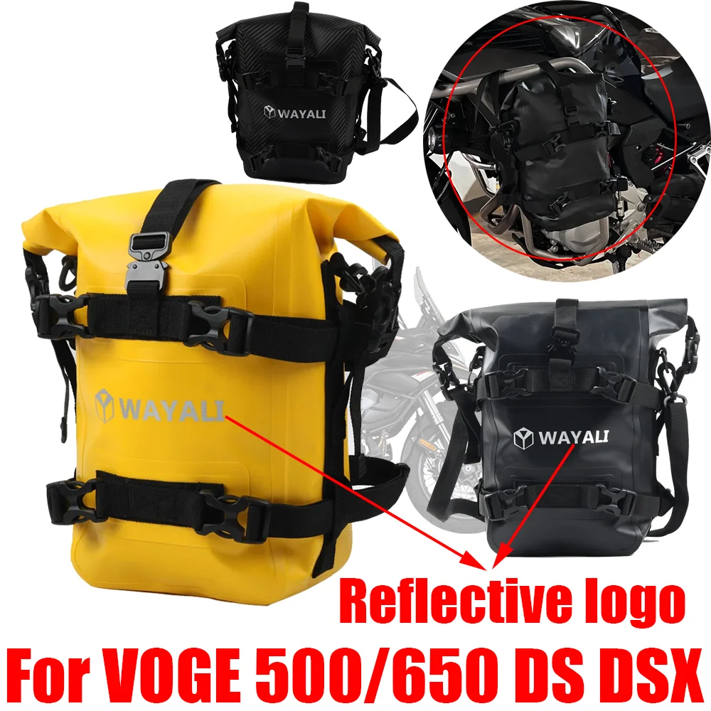 Borsa Portautensili Impermeabile Per Voge 500Ds 500Dsx Ds500X 500 Dsx Ds 650 650Ds 650Dsx Accessori Telaio Crash Bar Borsa Portaoggetti Per Bagagli