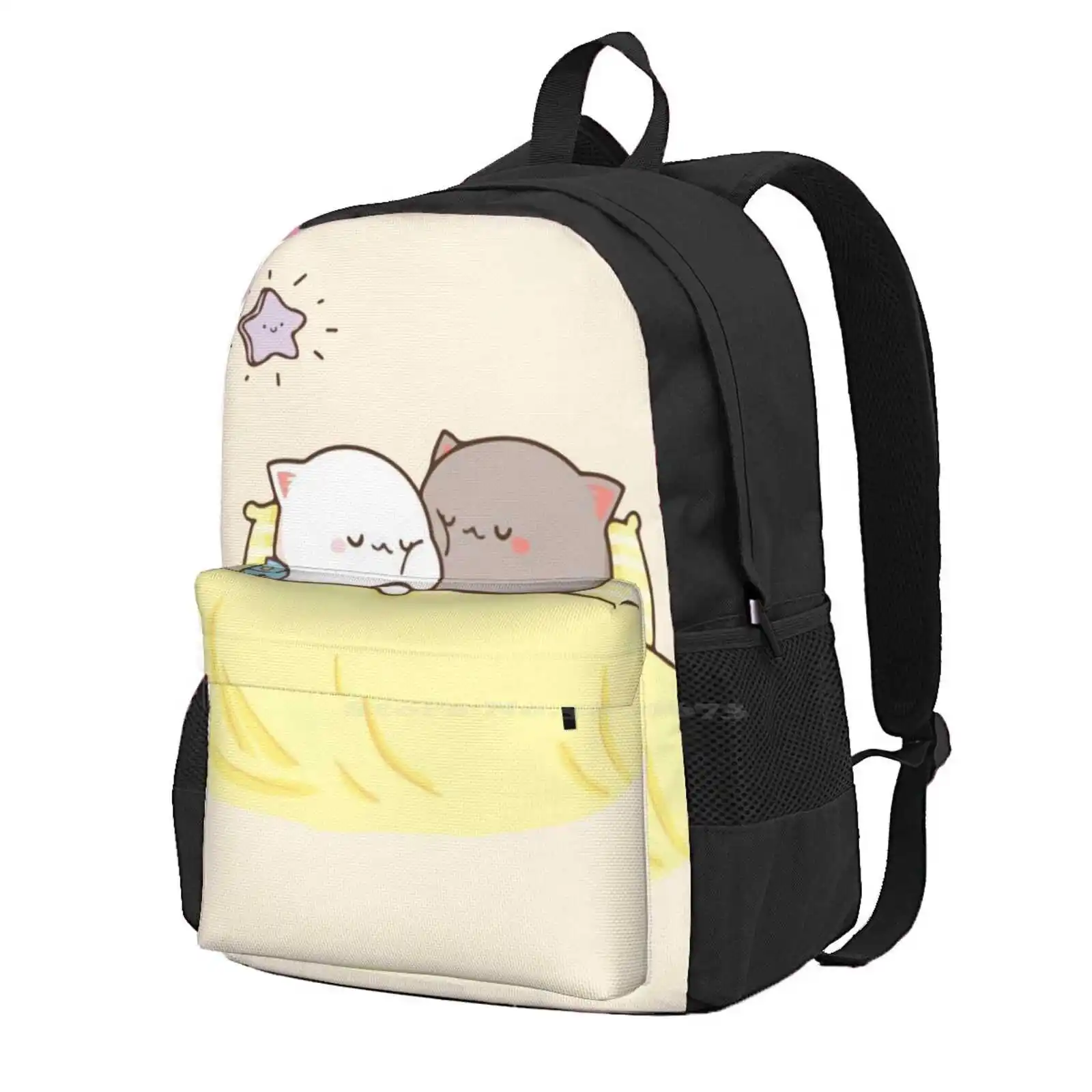 Cute Mochi Peach Cat Nuovi Arrivi Borse Unisex Borsa Per Studenti Zaino Bears Milk Mocha Teddy Bears Cute Bears Mochi Mochi Cat