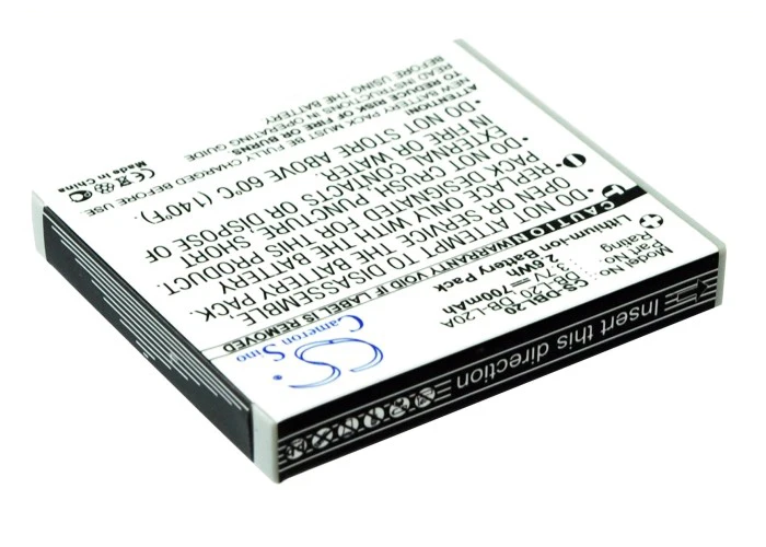 Batteria Della Fotocamera Per Sanyo Db-L20 Db-L20A Xacti Vpc-E60 Xacti Dmx-C5(W) Xacti Dmx-Ca8 Xacti Dmx-C4(N) Xacti Vpc-J4Ex 700Mah