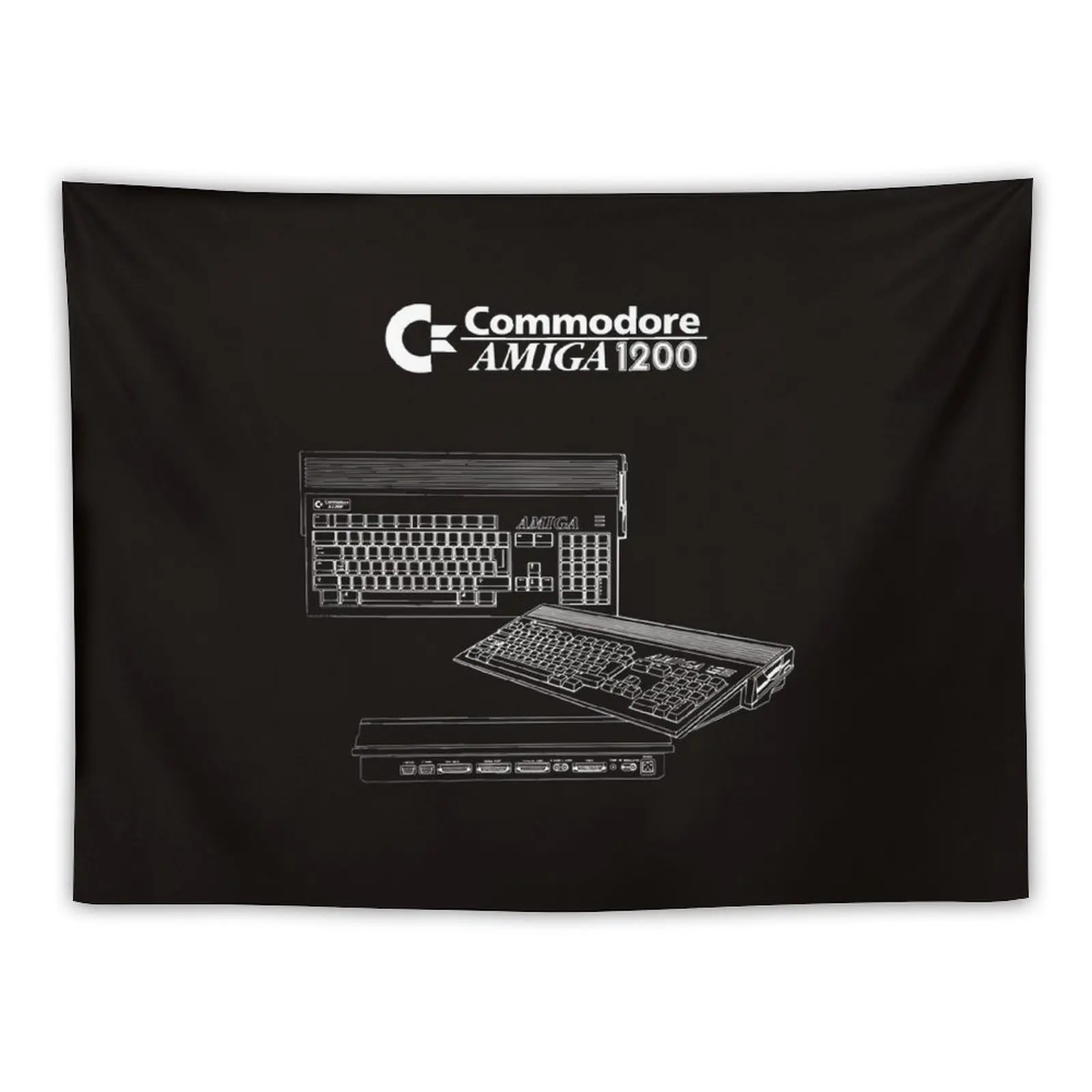 Nuovo Commodore Amiga 1200 Arazzo Carta Da Parati Arazzo Decor Per La Stanza