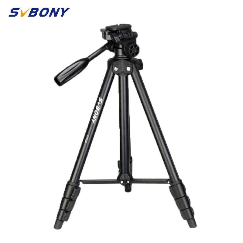 Treppiede Fotografico Portatile Svbony Da Pavimento In Alluminio, Adatto Per Fotocamere Reflex Digitali Con Telescopio A Obiettivo Singolo Sv101P