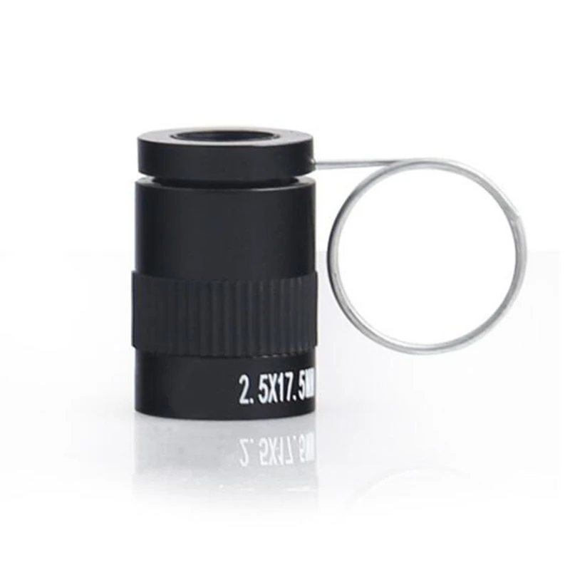 Telescopio Bijia Pocket Micro Ring Buckle 2.5X17.5Mm Mini Ultra Micro Finger Buckle Telescope