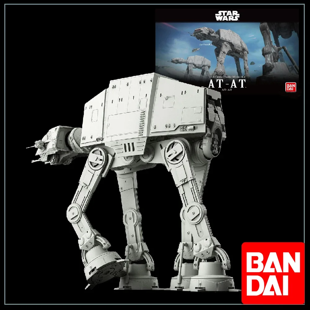 Originale Bandai Star Wars 1/144 At-At All Terrain Trasporto Blindato Modello Di Assemblaggio Anime Ornamenti Raccolti Figura Giocattoli 14Cm