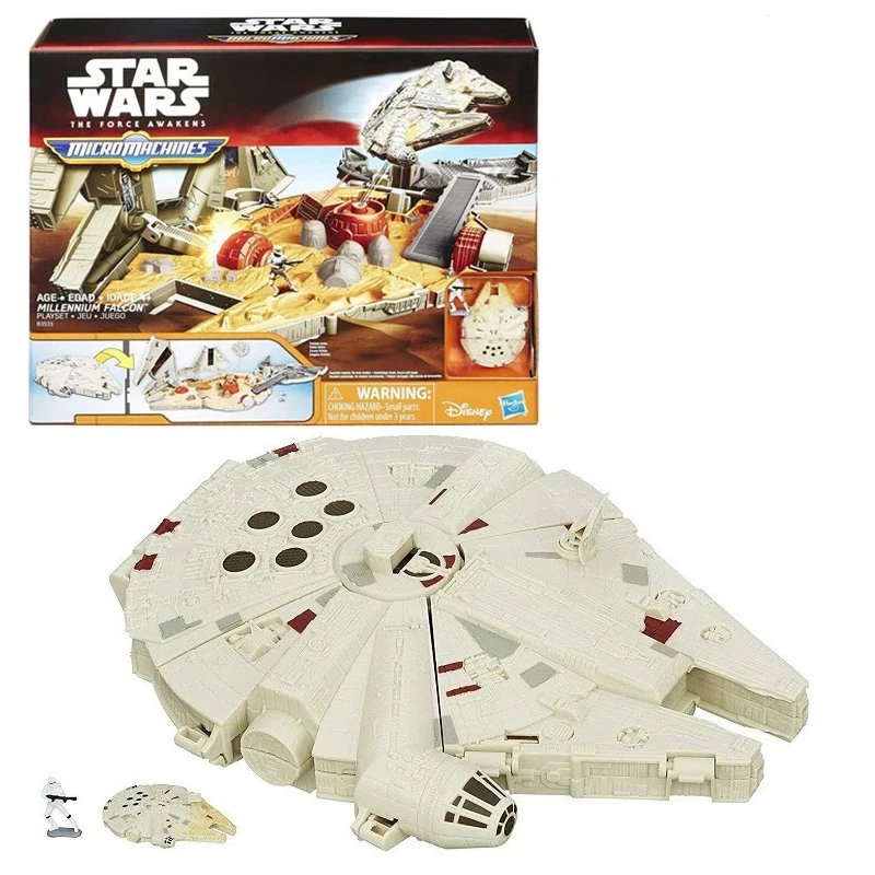 Star Wars Micro Machines Millennium Falcon Astronave Modello Astronave Veicolo Action Figure Collection Modello Regalo Giocattolo Per Bambini