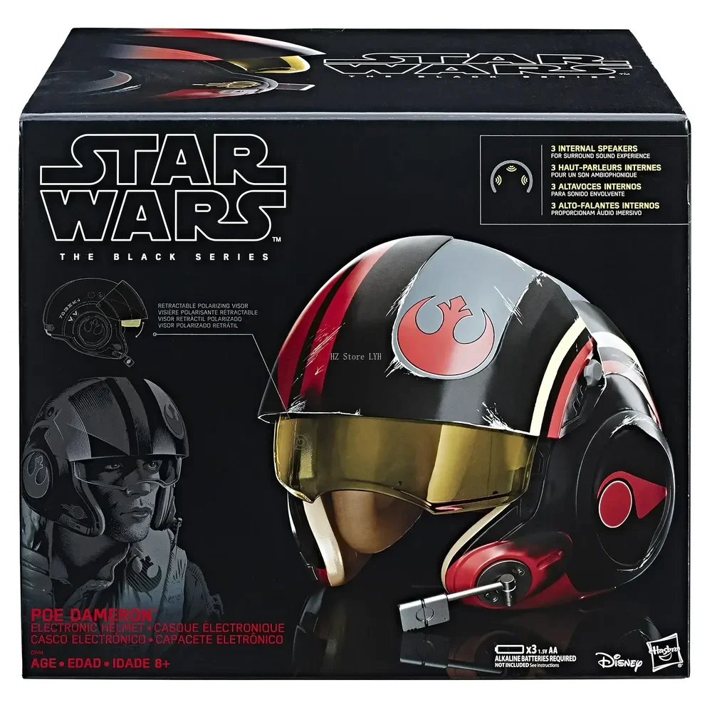 Y Star Wars The Black Series Poe Dameron Electronic X-Wing Pilot Helmet C1441