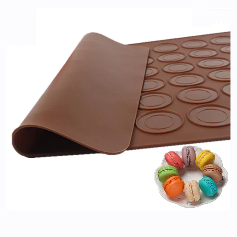 Silicone Antiaderente Macaron Amaretto Cottura Pasticceria Mat Pasticceria Siliconne Cottura Torta Biscotto Stampo E Accessori Da Forno Strumento