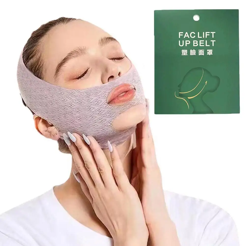 1 Pz Mento Guancia Fasciatura Dimagrante V Shaper V Line Lifting Mask Face Lifting Anti Rughe Strap Band Sleeping Mask Beauty