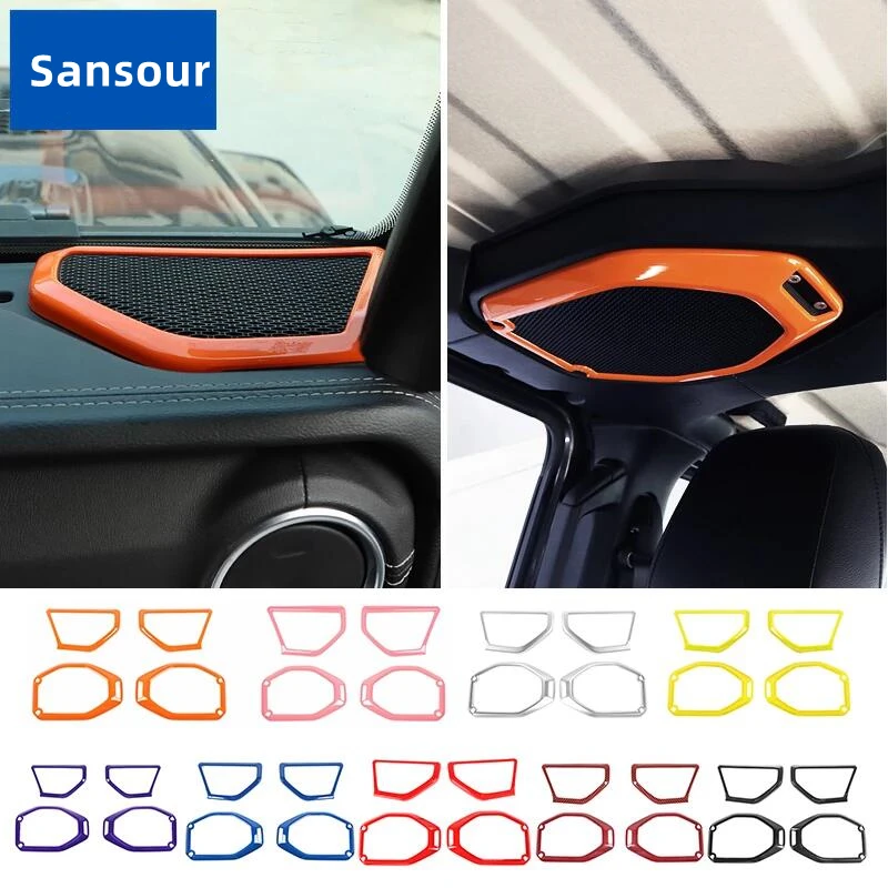 Car Door A Pillar Roof Speaker Decoration Cover Per Jeep Wrangler Jl Gladiator Jt 2018-2023 Accessori Interni