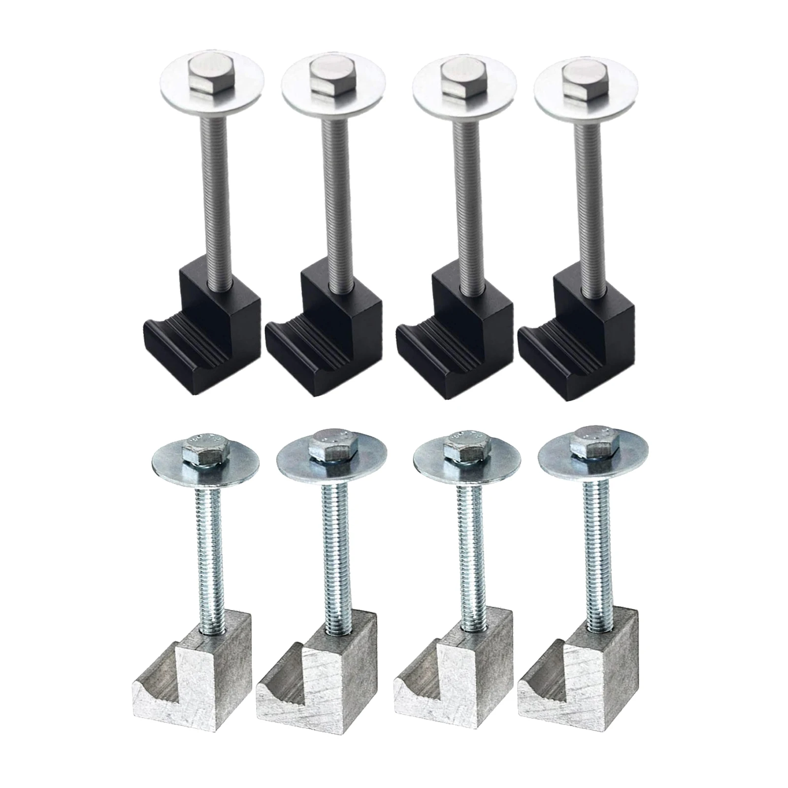 Accessori Auto Universali Morsetti Di Montaggio Per Pickup Truck Toolbox Tie Downs Alluminio J Hook Crossover