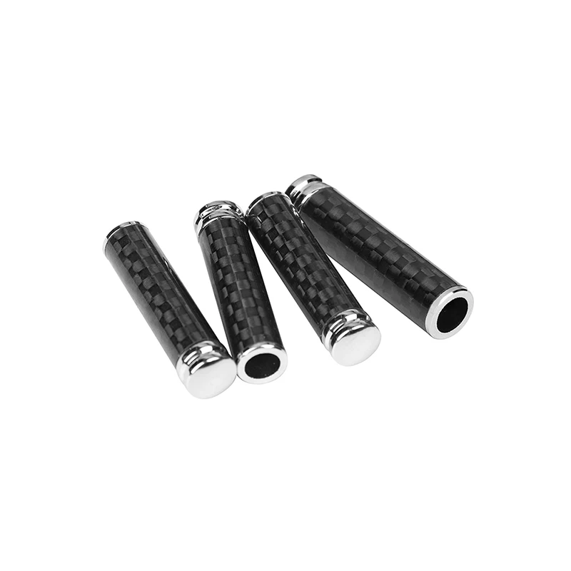 4 Pz/Set Car Carbon Fiber Look Lock Manopola Pull Pins Cover Per Bmw E46 E39 E60 E90 Mercedes-Benz Amg W204 W205 Modanature Interne