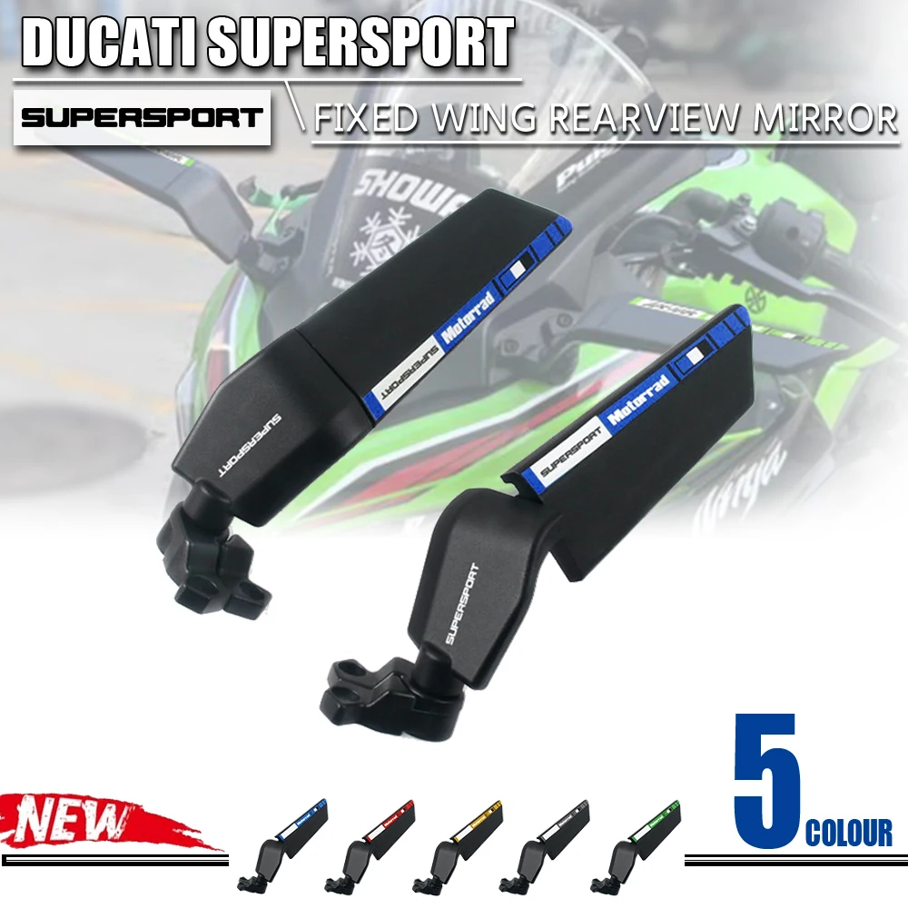 Moto Large Winglet Wind Girevole Alettone Specchietto Retrovisore Rotante Regolabile Modificato Per Ducati Supersport 939