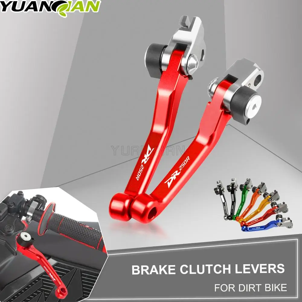 Motorcycle Pivot Dirt Bike Pit Brake Clutch Levers Handle Lever Motorcoss For Suzuki Dr250R Dr250 R Dr 250 R 1997 1998 1999 2000