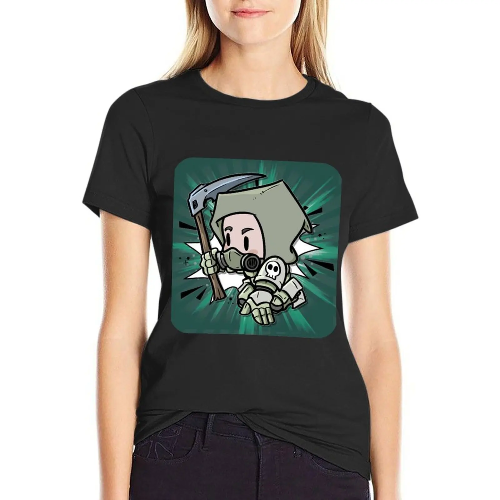 Chibi Mortarion T-Shirt Hippie Vestiti Vestiti Estivi Magliette Carine Per Le Donne