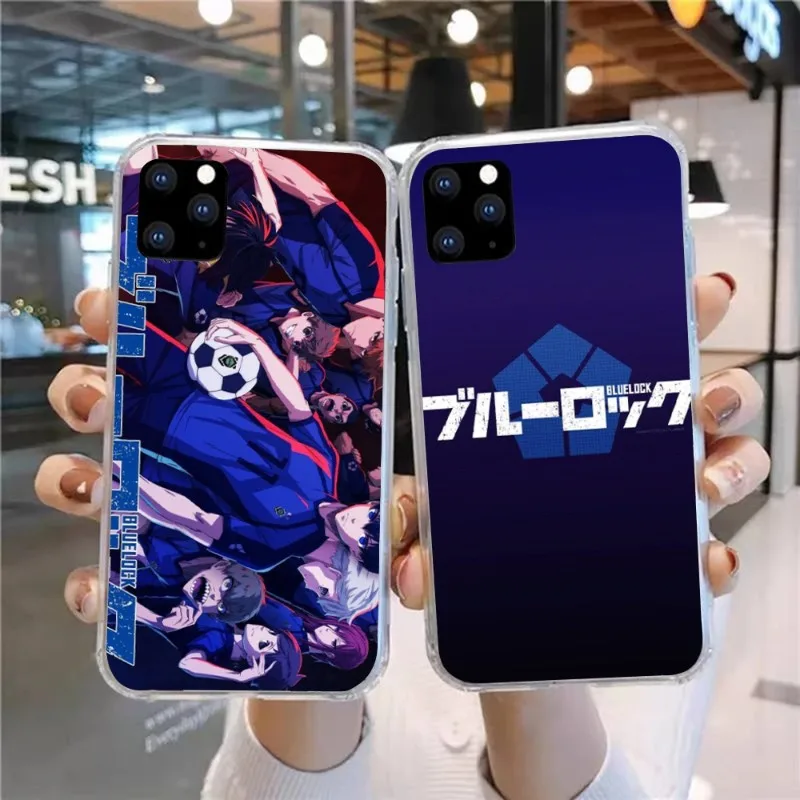 Custodia Per Telefono Anime Blue Lock Per Huawei P50 P40 P30 Pro Mate 40 30 Pro Nova 8 8I Y7P Honor Cover Trasparente Per Telefono Funda