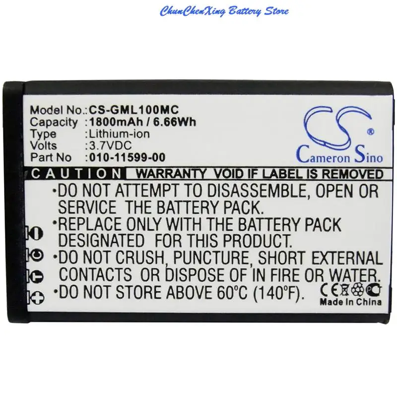 Batteria Cameron Sino 1800Mah/2200Mah Per Garmin Virb, Virb Elite, E1Gr, E2Gr, Muslimah, Muslimah