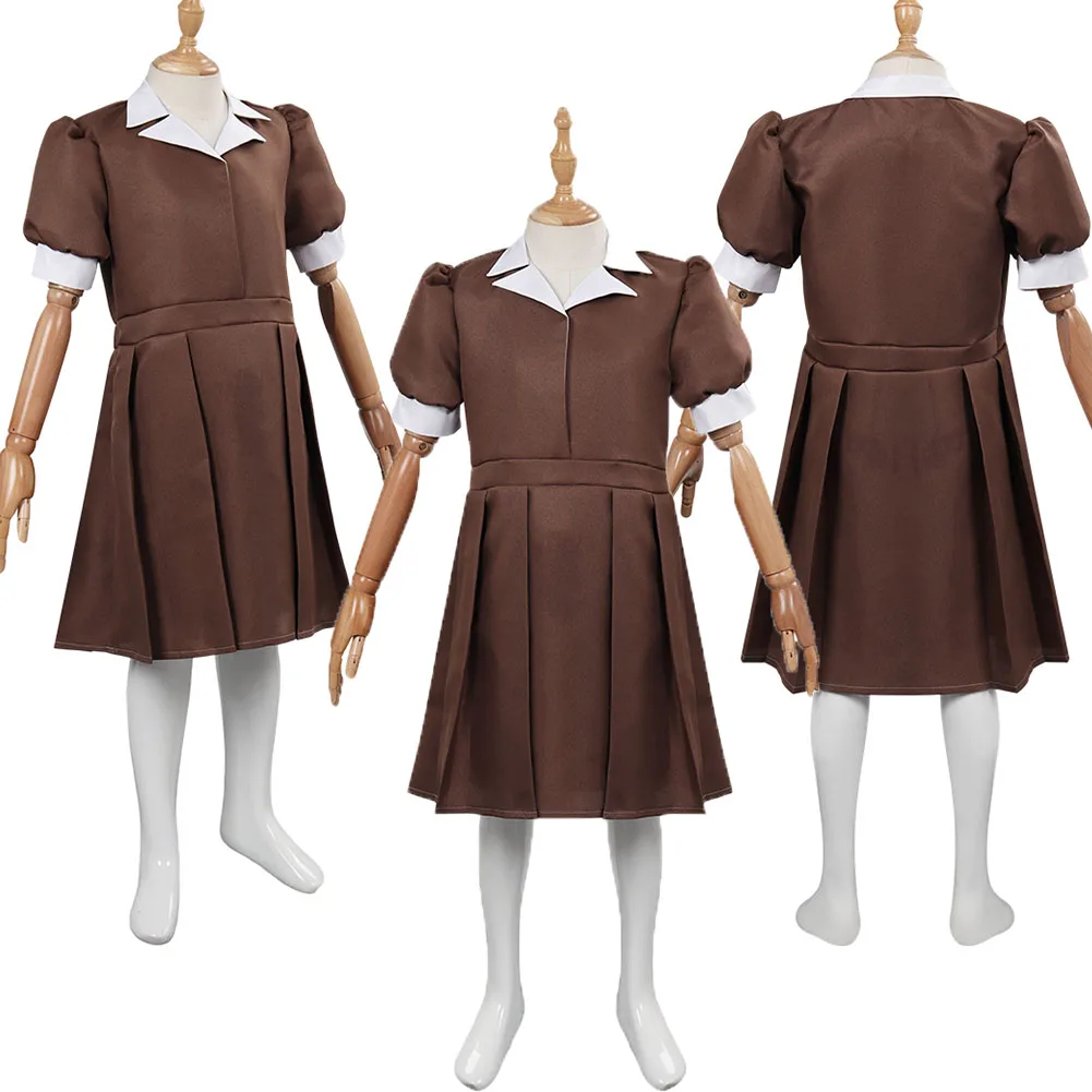 Bambini Sophie Cosplay Fanasia Dress Costume Movie The Nun 2 Bambini Roleplay Outfit Halloween Carnival Fantasy Travestimento Suit