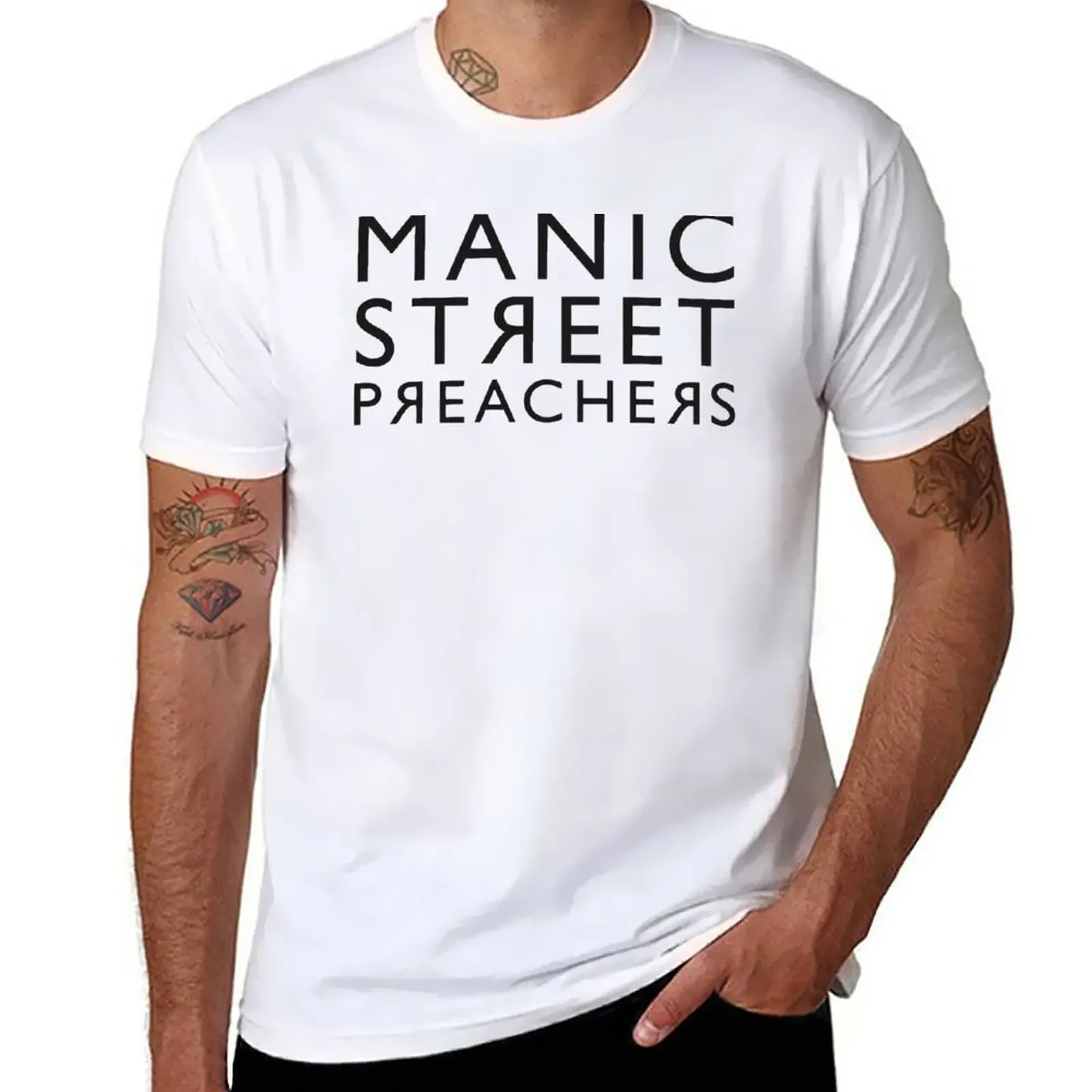 Kaeloh-Manic-Street-Preachers-Ngono T-Shirt Grafica Per Un Ragazzo Frutta Del Telaio Magliette Da Uomo