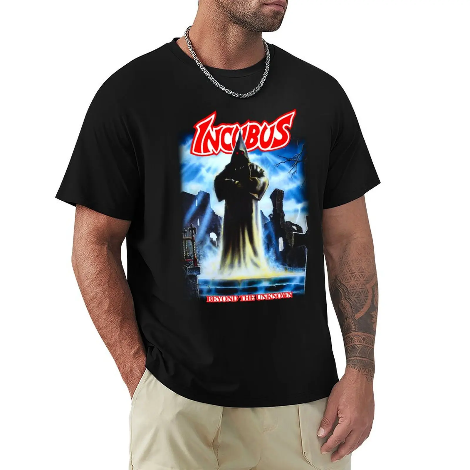 Beyond The Unknown - Old School Death Metal T-Shirt Top Estivi Oversize Ad Asciugatura Rapida Fruit Of The Loom Magliette Da Uomo