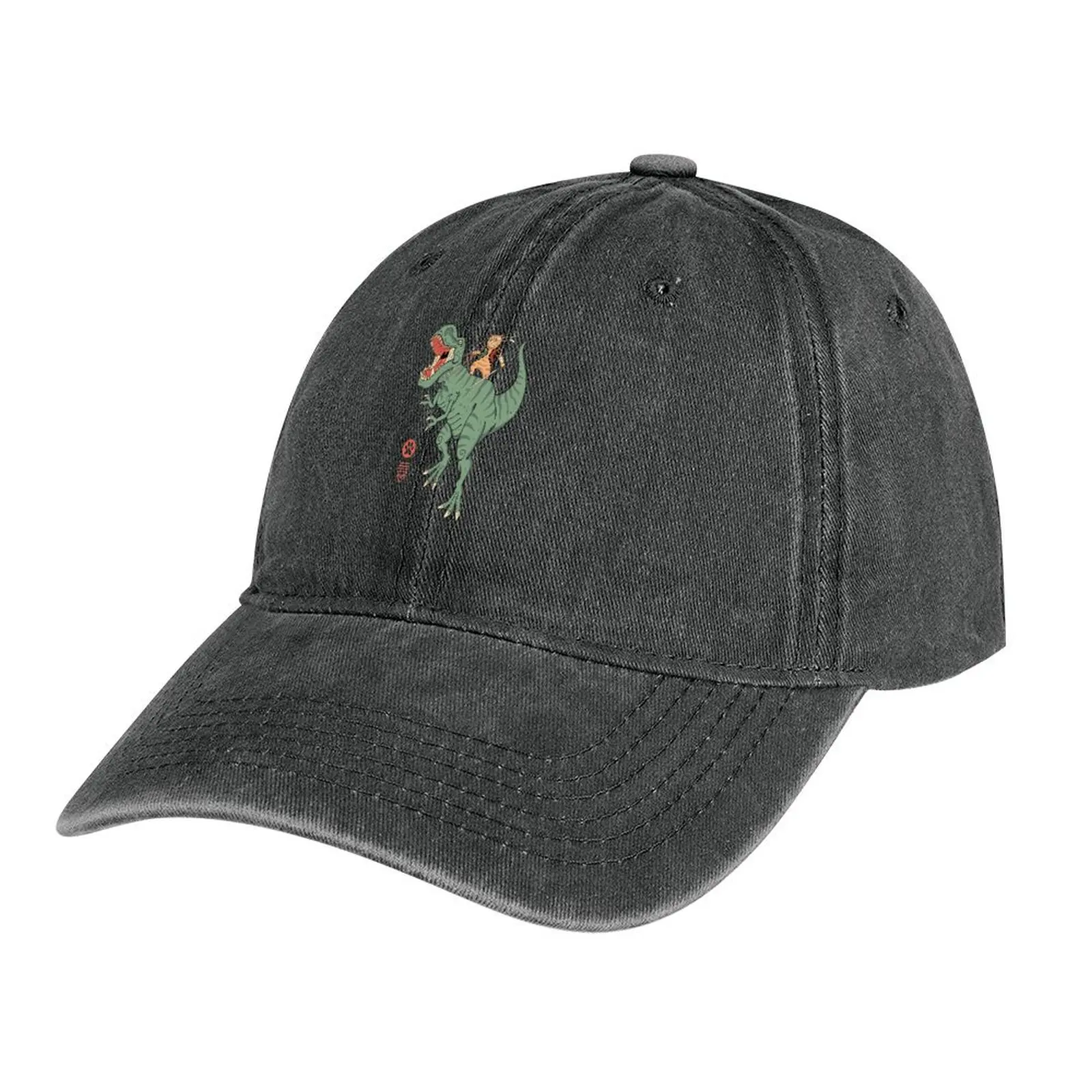T-Rex Catana Cappello Da Cowboy Vintage Beach Bag Custom Cap Beach Uomo Donna