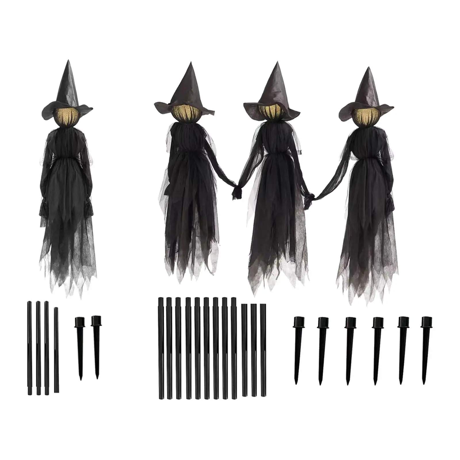 Decorazioni Di Halloween Decorazioni Spaventose A Grandezza Naturale Per Esterni Decorazioni Per La Casa Della Strega Di Halloween Per L'Ingresso Del 