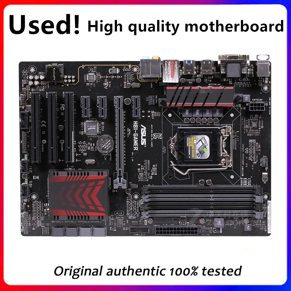 Utilizzato Per La Scheda Madre Originale Asus H81-Gamer Socket Lga 1150 Ddr3 H81 Sata3 Usb3.0 Scheda Madre Desktop