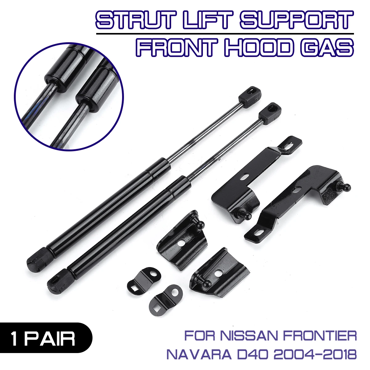 Per Nissan Frontier Navara D40 2004-2018 Car Front Engine Cover Hood Shock Lift Strut Strut Bar Support Puntelli Rod Arm Molla A Gas