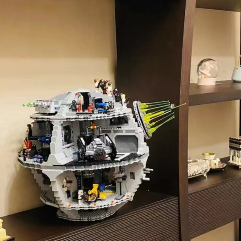 Con 25 Mini Figure Ds-3 Piattaforma Death Star Plan Grande Arma Definitiva Compatibile 75159 19013 Building Blocks Mattoni Giocattolo Regalo