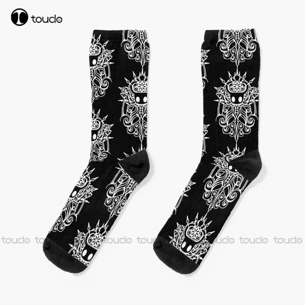 Hollow Knight Tribal White Gift For Fans Gift For Men And Women Gift Halloween Day Gift Regalo Del Ringraziamento Calzini Per Il Giorno Di Natale