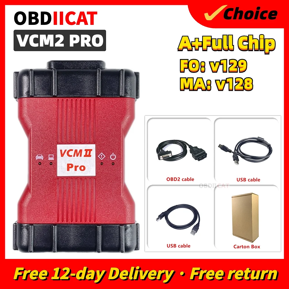 Obdiicat Vcm2 Pro Include Vcm2 E Ucds Tutte Le Funzioni Vcm2 Ids V119 E Ucds Pro V2.0.7.1 Per Strumenti Diagnostici Fo-Rd Strumenti Per Auto