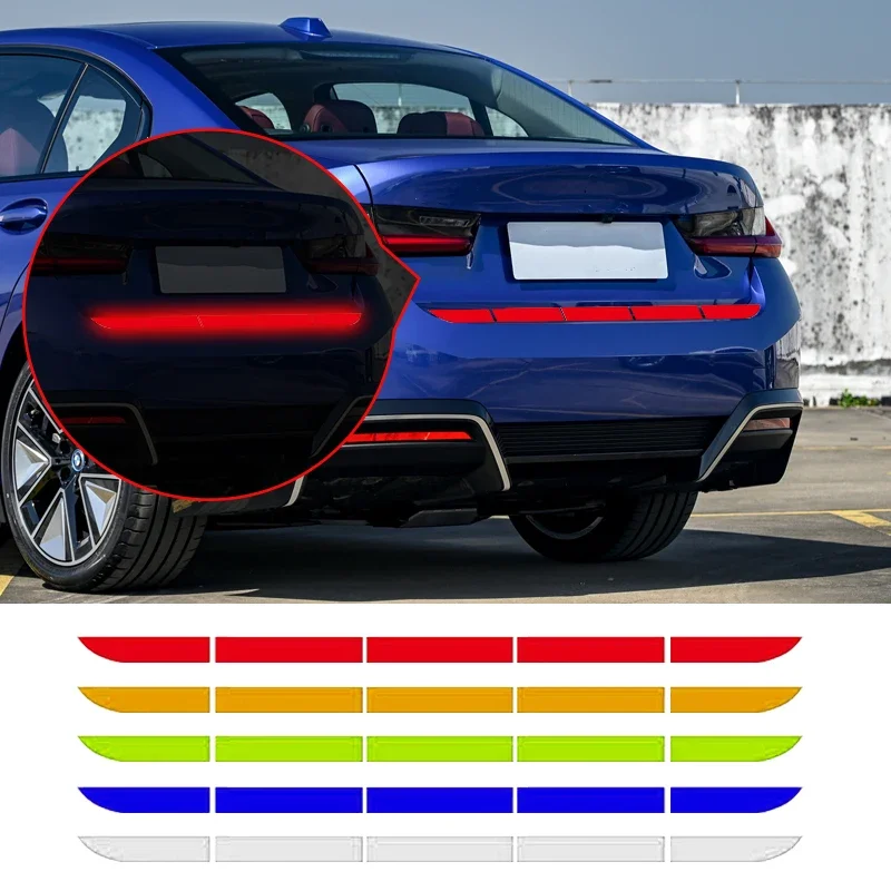 Car Trunk Tail Night Safety Warning Adesivi Riflettenti Per Ford Focus Mk2 Mk3 Mk4 Fiesta Ecosport Mondeo Fusion Kuga Escape