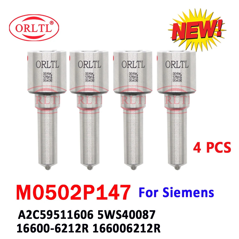 4 Pz Orltl Nuovo Ugello Iniettore Diesel M0502P147 Muslimb 5 Ws40087 Muslimate 166006212R Per Siemens Piezo Renault
