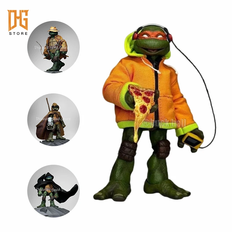 Teenage Mutant Ninja Turtles Action Figure Mezco One:12 Action Figure Tmnt Ninja Turtle Anime Action Figure Figuras Figurine A