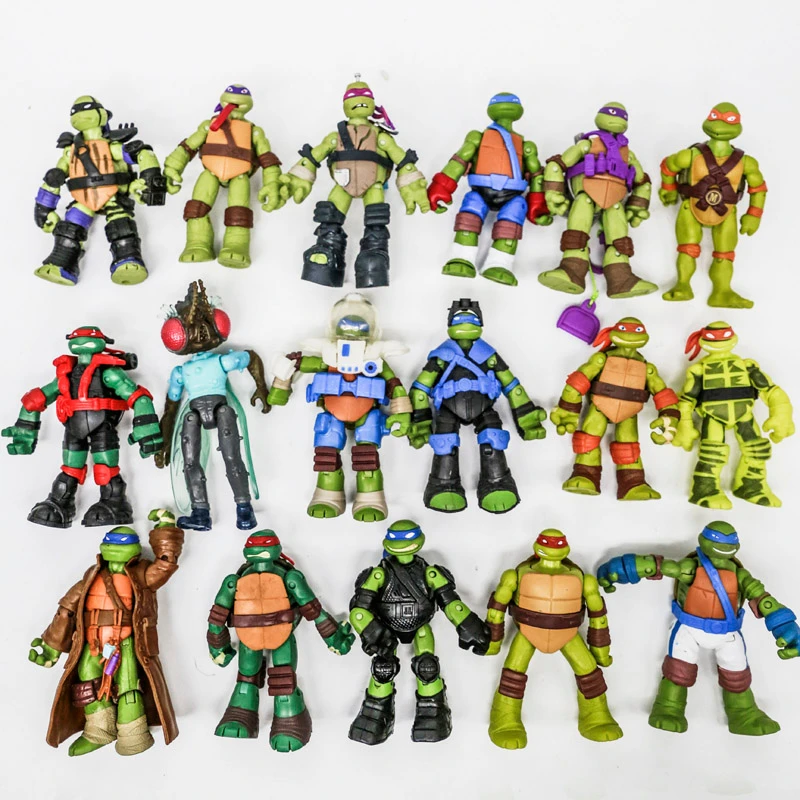 Teenages Mutanti Ninjas Turtles Mobile Joint Action Figure Leonardo Da Vinci Donatello Figure Model Toys Ornamenti Desktop