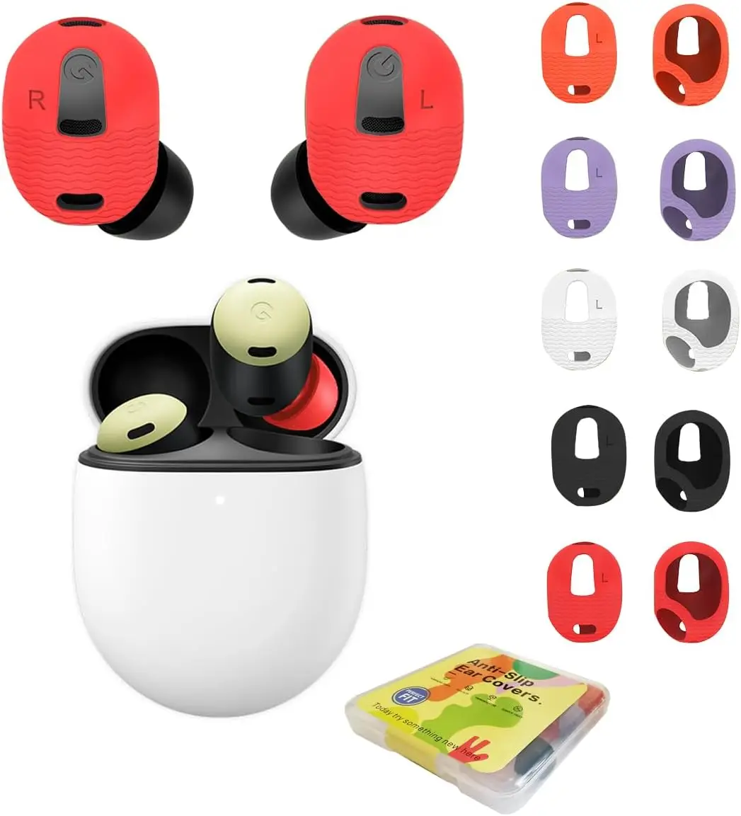 Conteme 5 Paia Di Auricolari Sportivi Antiscivolo Per Google Pixel Buds Pro Auricolari Cover Per Pixel Buds Pro Auricolari Di Ricambio