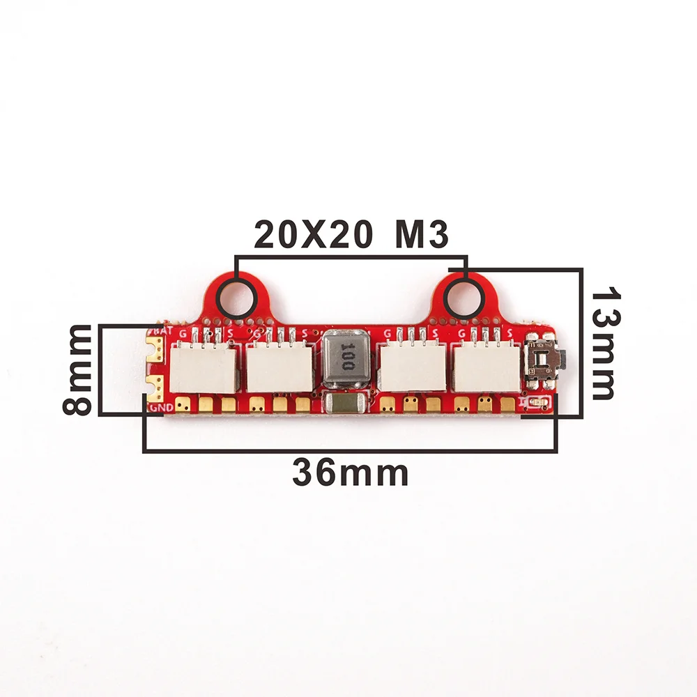 Hglrc 2812 Controller Led 2-6S 5V 2A Bec Per Rc Fpv Racing Freestyle