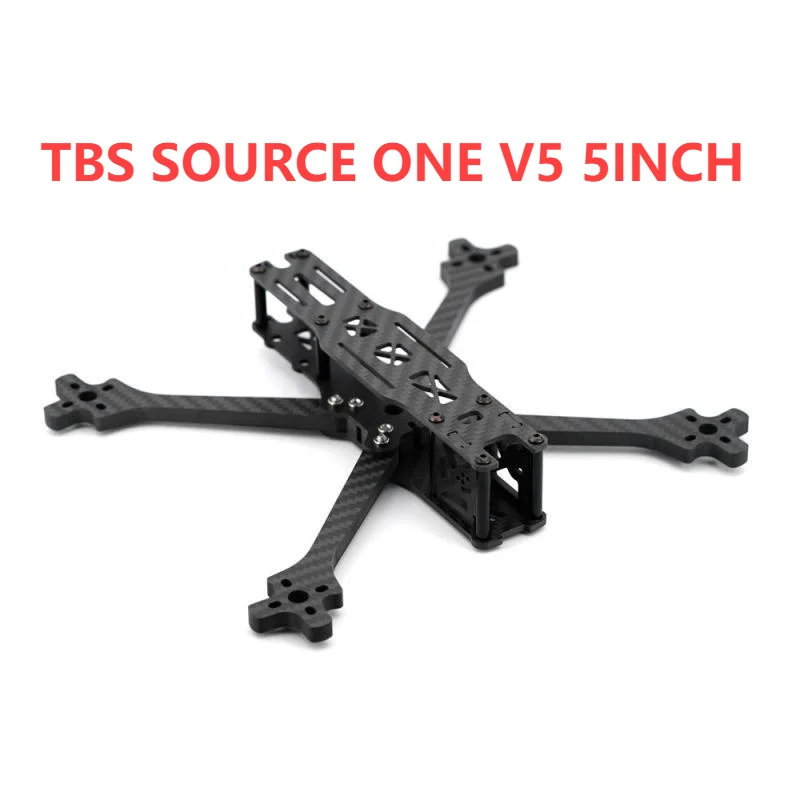 Originale Tbs Source One V5 Telaio Da 5 Pollici Wide-Stance X Kit Telaio Fpv Da 5 Pollici In Fibra Di Carbonio Per Fpv Freestyle