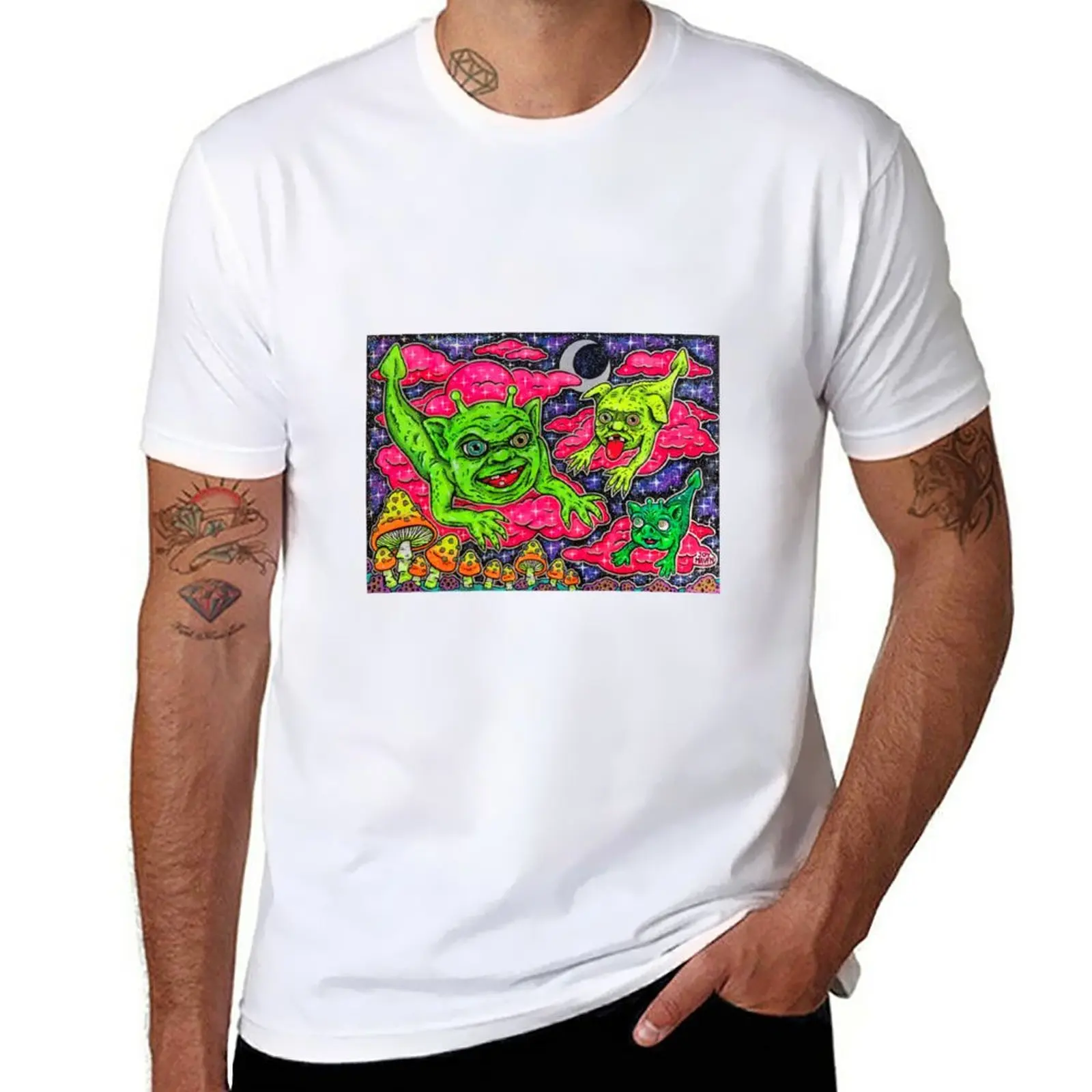 Boglin T-Shirt Rinascimentale Funnys Abbigliamento Estetico Maglietta Da Uomo Ad Asciugatura Rapida