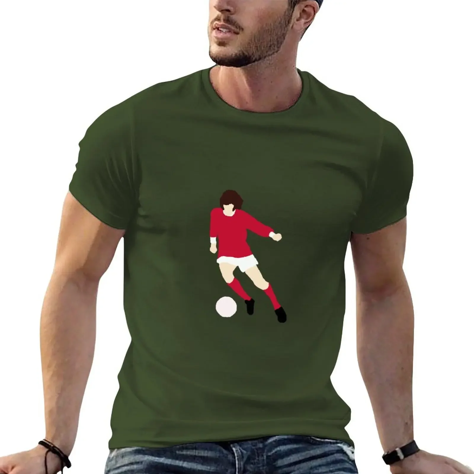 Minimalista George Best Design T-Shirt Summer Top Abbigliamento Vintage T-Shirt Grafiche Da Uomo