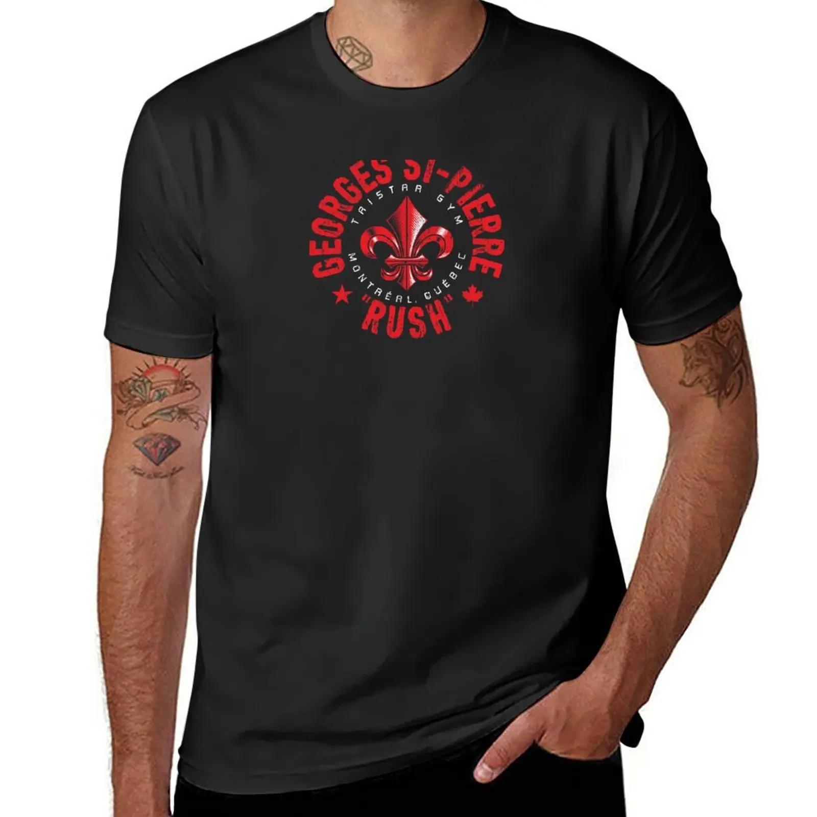 T-Shirt George St-Pierre Abbigliamento Anime Magliette Da Uomo New Edition