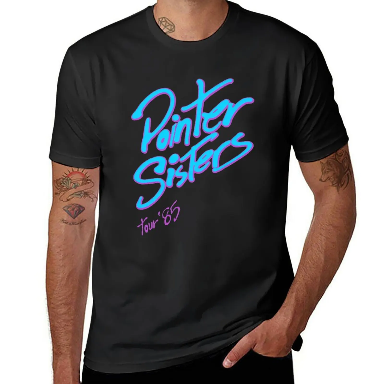 1985 The Pointer Sisters Rare Vintage Dare Me Era Contact Album Promo Classic Winterland Brand 80 _ S T-Shirt