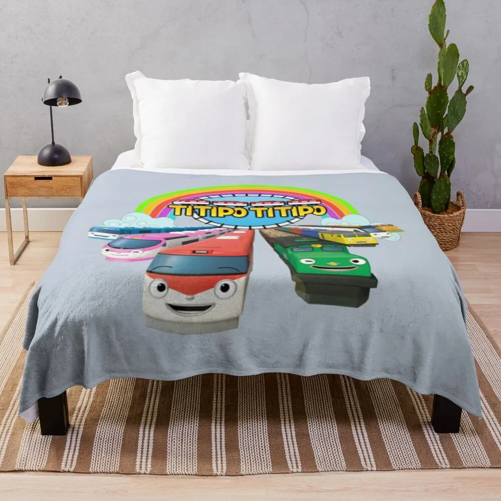 Titipo And Friends Throw Coperta Divano Gigante Peluche Luxury St Coperte