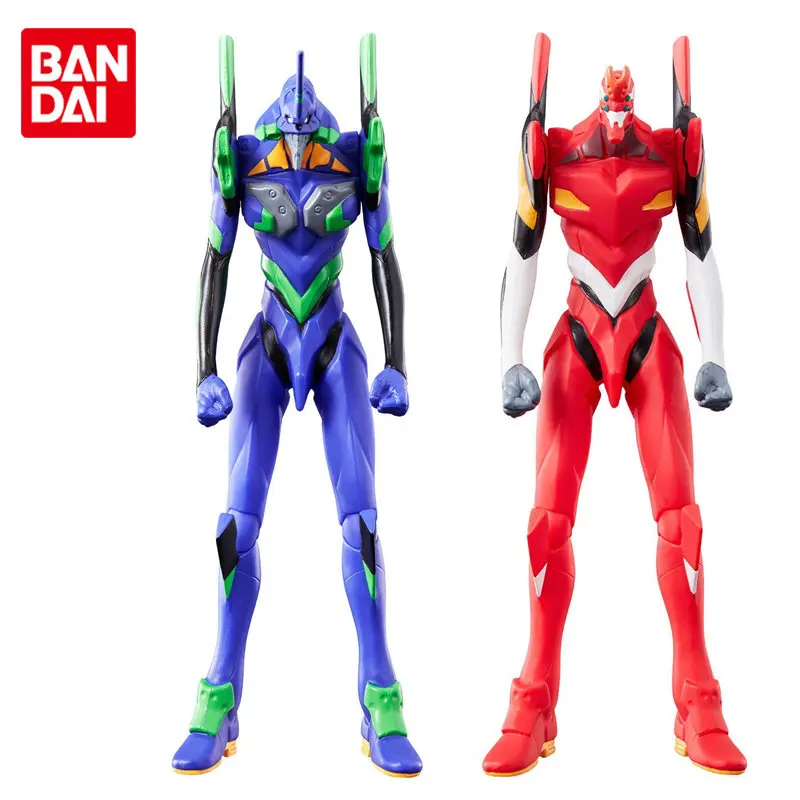 Bandai Original Eva Rebuild Of Evangelion Evangelion-01 Evangelion-02 Modello Di Produzione Soft Glue Dolls Anime Action Figures Toys