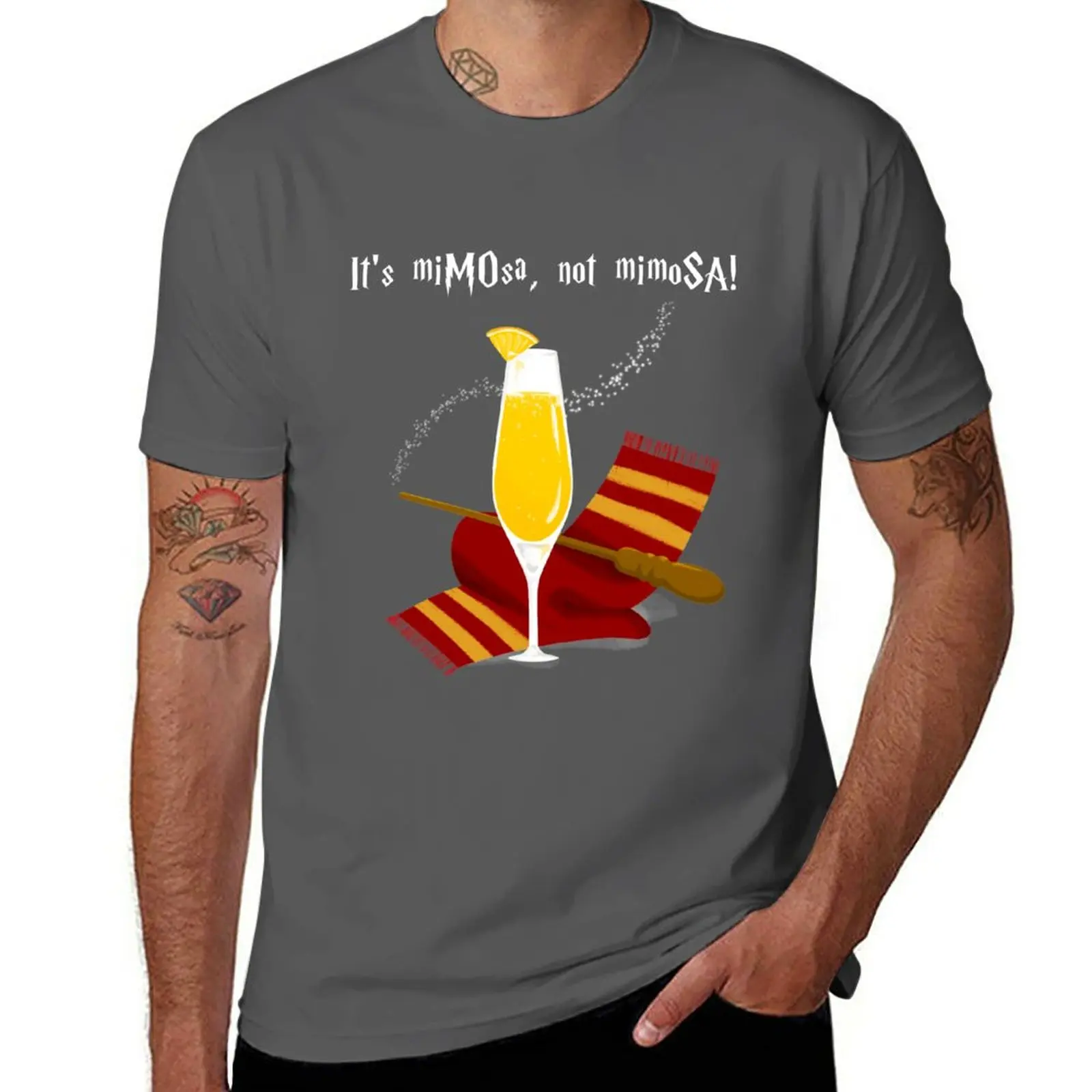 È Mimosa, Non Mimosa! T-Shirt Customs Progetta La Tua Maglietta Da Uomo Per Un Ragazzo