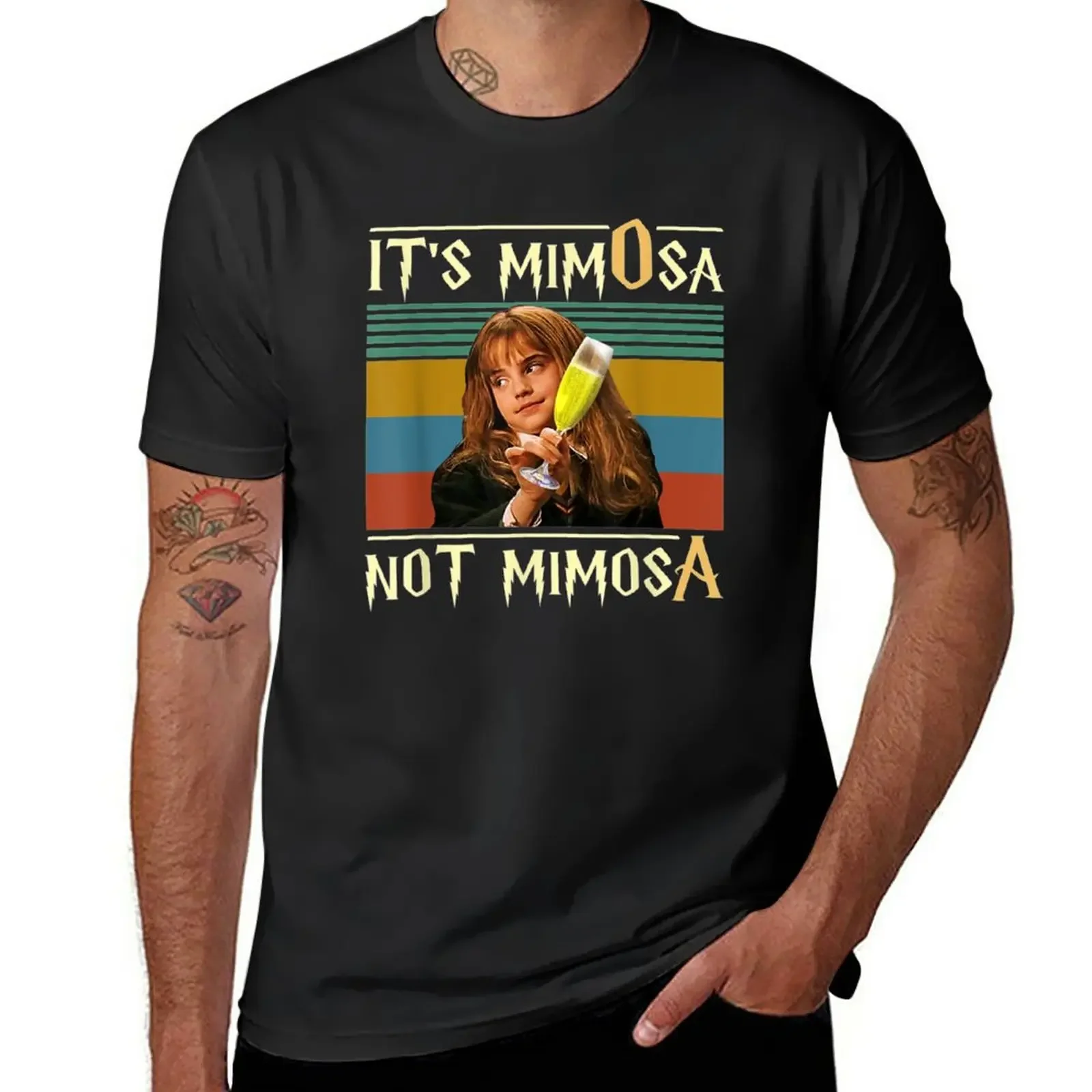 Divertente È Mimosa Non Mimosa Halloween Vintage T-Shirt Animal Prinfor Boys Cute Top Magliette Per Uomo