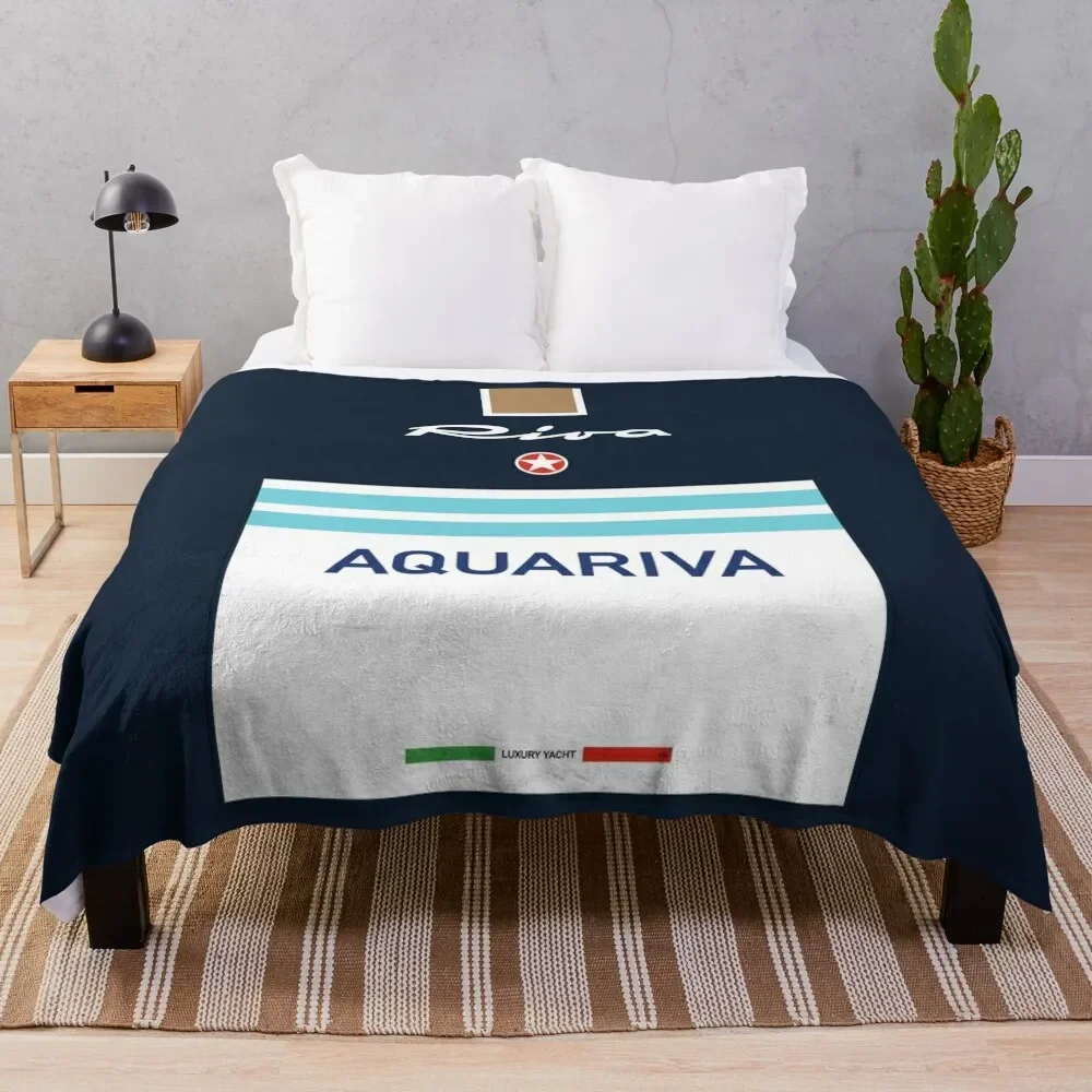 Aquariva Riva Aquarama Italia Italia Costa Azzurra Monaco Rapallo Coperta Coperta Pisolino Coperte Vintage