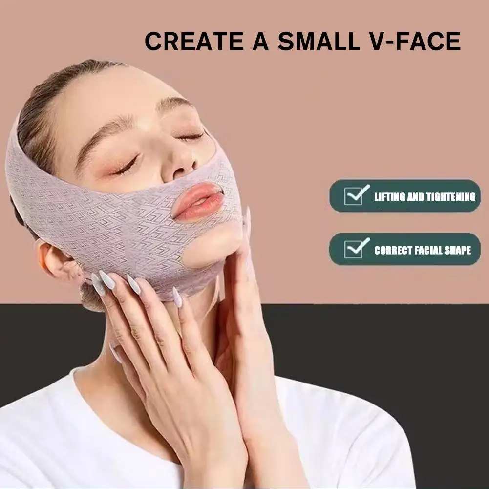 Mento Guancia Fasciatura Dimagrante V Shaper V Line Lifting Mask Face Lifting Anti Rughe Strap Band Sleeping Mask