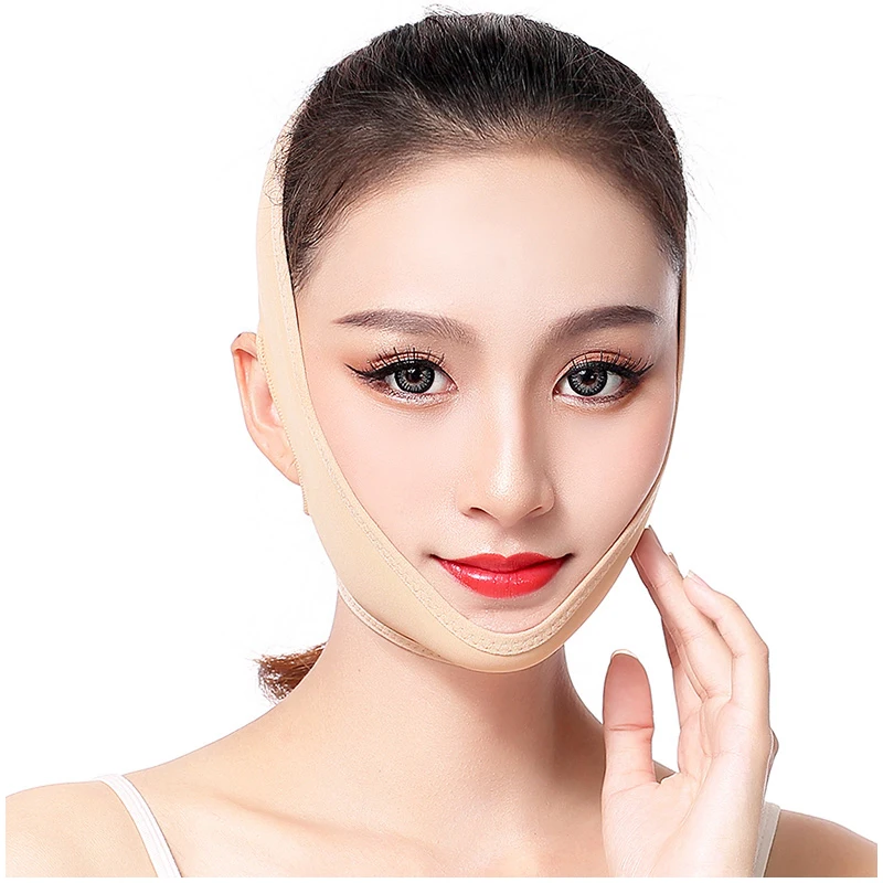 Maschera Skinny Sleep Skinny Mask Fasciatura Lift V Face Stretto Anti Cedimento Doppio Mento Maschera Mastice